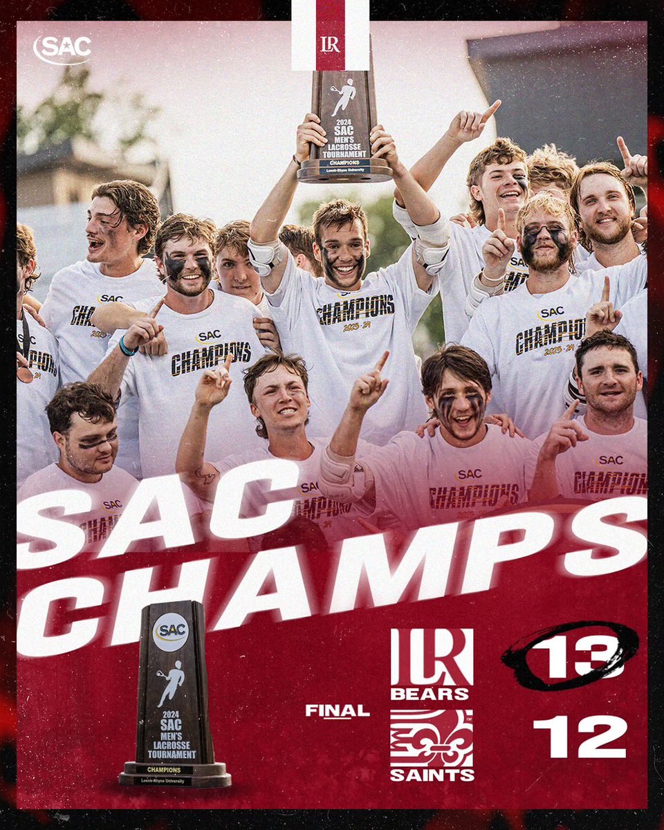 LRbears's tweet photo. YOUR 2024 SAC CHAMPIONS 🏆 https://t.co/1rAHHxbXYJ