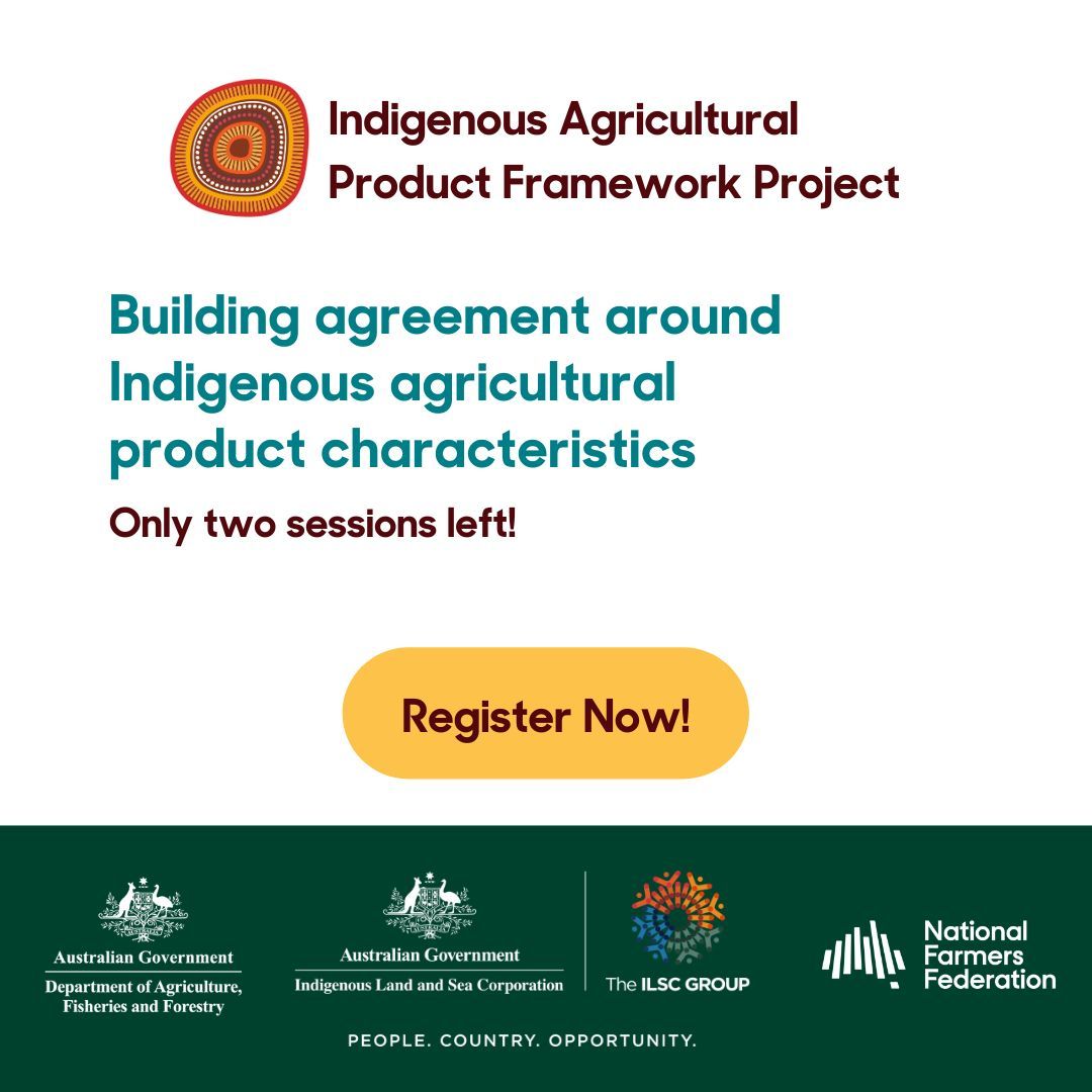 Time is running out to join our virtual roundtables! We have just two sessions left in our series, and your input is crucial. Register now to secure your spot and help shape the future of Indigenous agricultural products! To find out more, visit: nff.org.au/programs/indig…