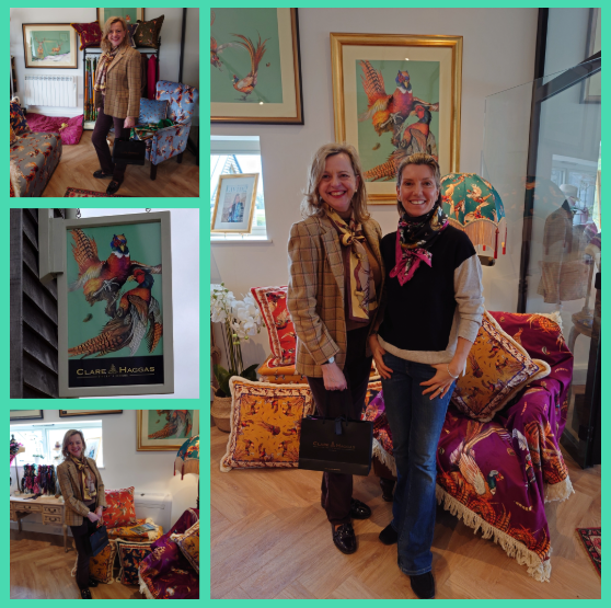 ocrossborder's tweet image. Popped in to say hello to Clare Haggas over the weekend. More: clarehaggas.com
#clarehaggas #countryscarf #countrystyle #countrylife #countryliving #silkscarf #silkscarves #scarfstyling #scarfstyle #madeinengland #clarehaggasscarf #clarehaggasfineart #oliviacooper