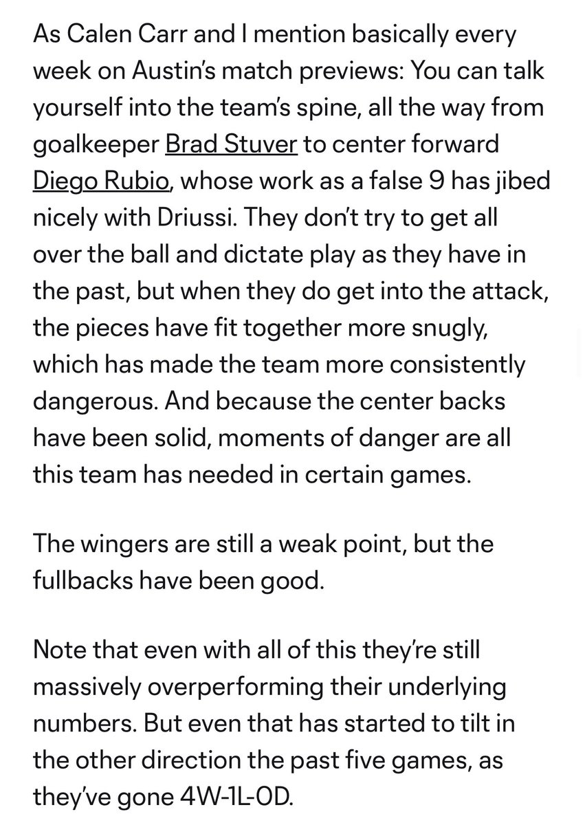Armchair Analyst: With the season 1/4 done, now seems like a good time to pop open the hood and take a look at all 29 teams. Including an Austin side that’s stringing together some results, but leaving plenty of questions along the way. mlssoccer.com/news/status-re…