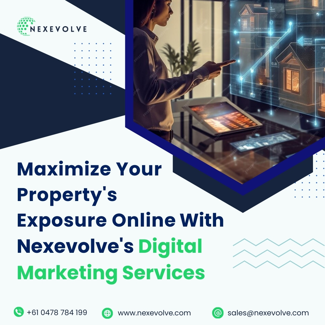 Nexevolve's digital marketing services are designed to showcase your properties to a wider audience of potential buyers. 

#realestate #digitalmarketing #marketingstrategy #MarketingDigital #seo #SMO #PPC #emailmarketing #contentmarketing #facebookadscampaigns #googleadscampaign