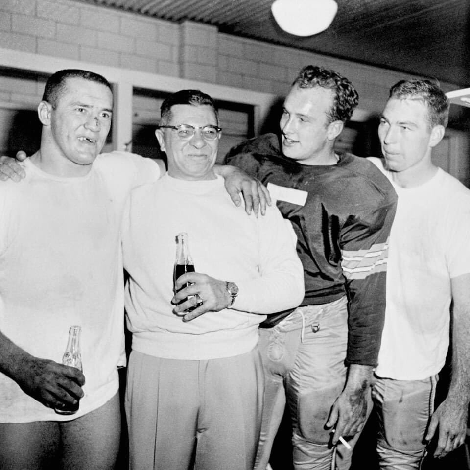 When I was a kid I wanted to be Paul Hornung. He could run, pass, catch passes, kick field goals, block & he was the emergency punter. He did it all & chicks dug him. His 176 points in a 12 game season in 1960 was an impressive record.