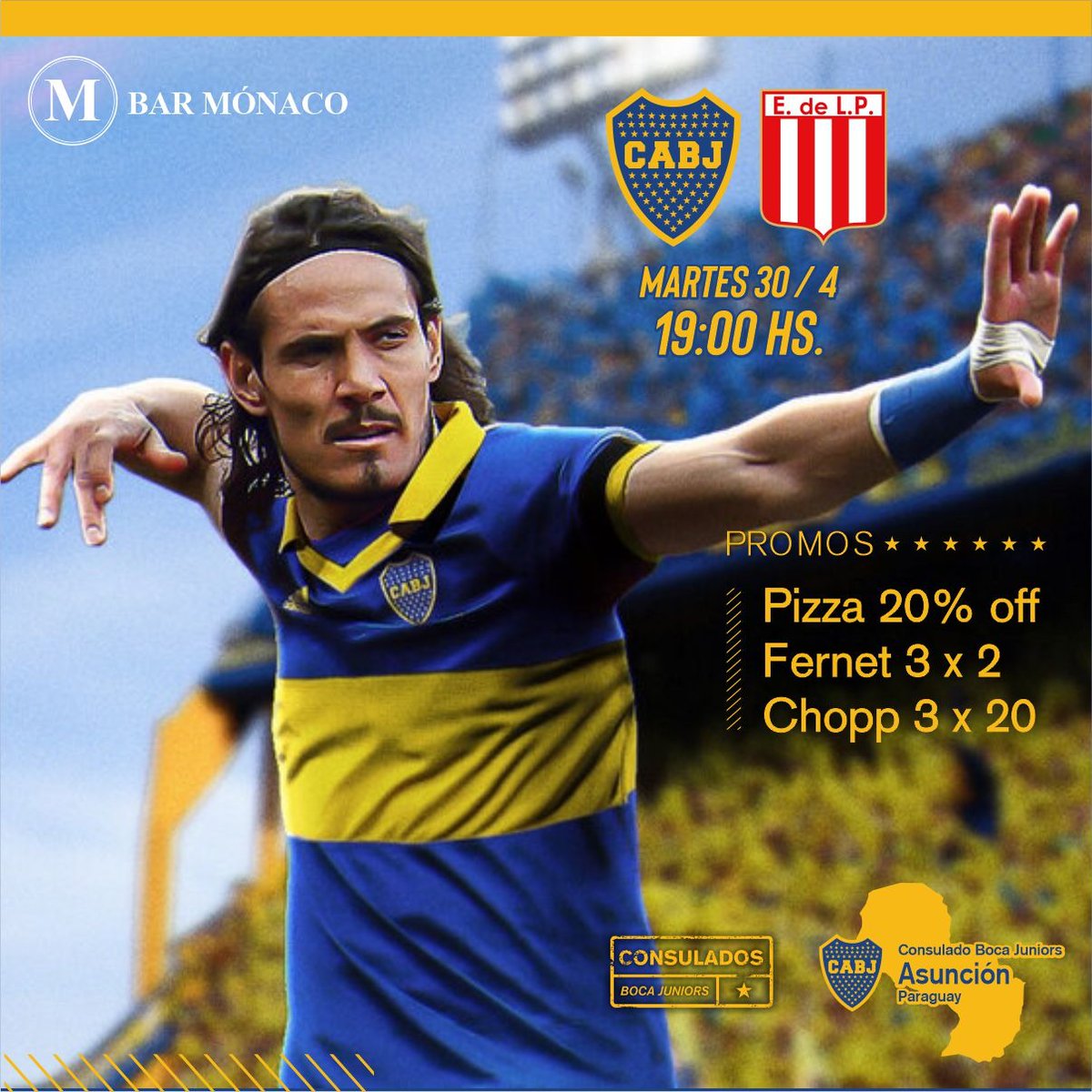 boca_py's tweet photo. Con 🥚🥚🥚y fútbol llegamos a semis. Ahora vamos por la final
Este martes todos juntos hacemos temblar @barmonaco__
Vamos BOOOOOOOOOOOOOOOOOOOOOOOOOOCA
#VamosBoca #Bocaesmundial #Bocaentodoslados #Bocademivida #ParaguayesdeBoca 💙💛💙🇵🇾 #0descensos 👻🅱️🐔 https://t.co/l5Nc6LePvd