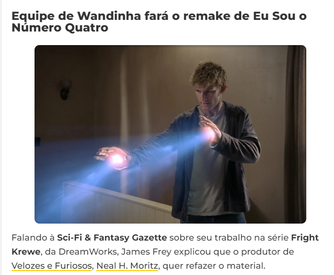“Nove, agora Oito. O restante de vocês estão por aí?”

Alô, Lorienos! Será que finalmente vem aí uma adaptação digna pra Legados de Lorien? adorocinema.com/noticias/filme…