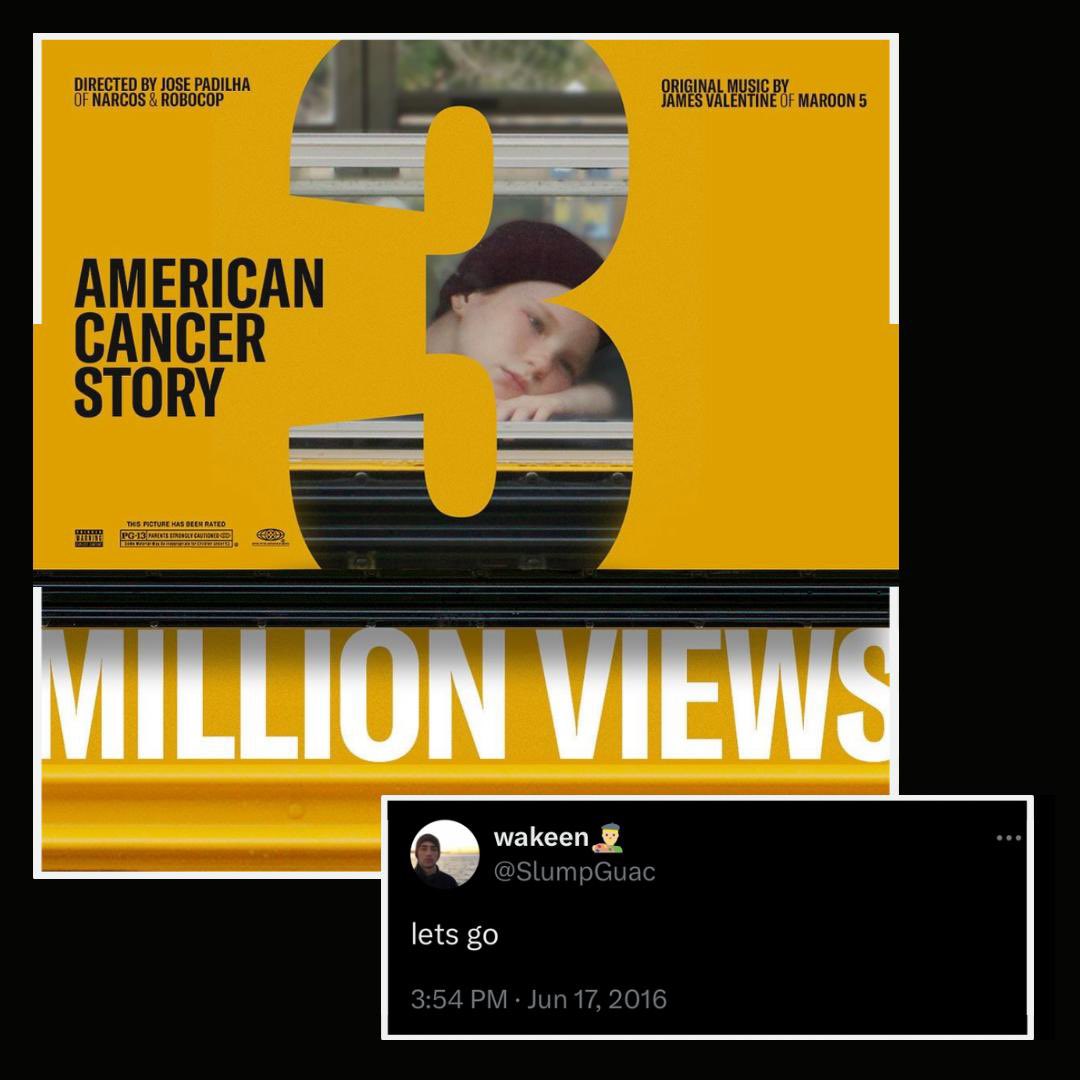 American Cancer Story has reached over 3 million views so far! Joaquin’s message is being heard loud and clear. Have you watched it yet? 🔗 youtu.be/r4I318o2eFg?si… #EndGunViolence #AmericanCancerStory #JoaquinOliver