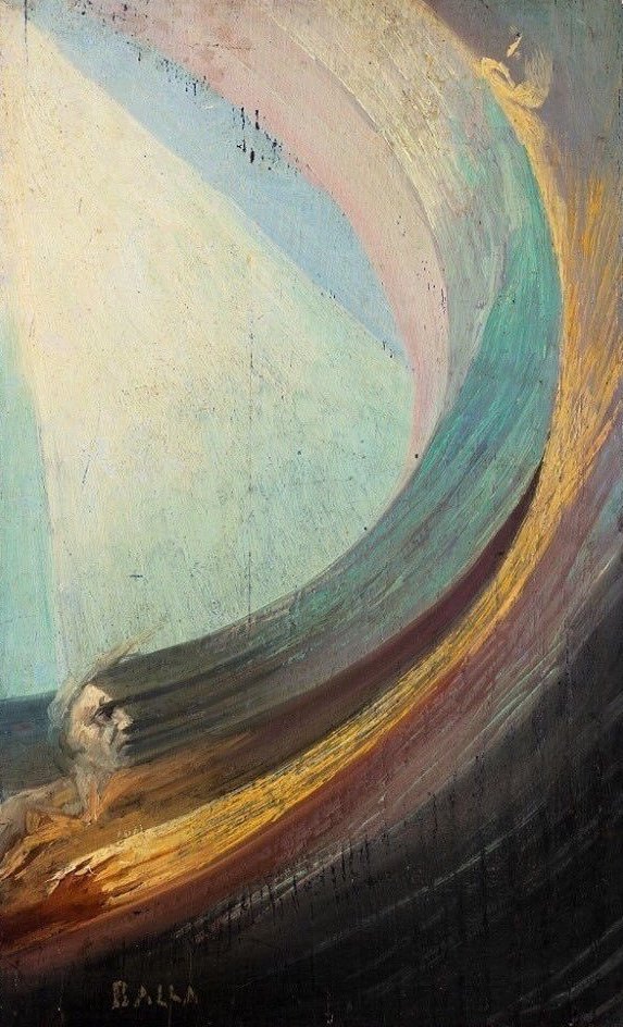 Giacomo Balla. 'Spiritual Scene,' 1925.