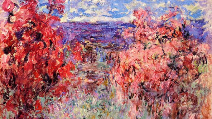 Claude Monet's colorful nature