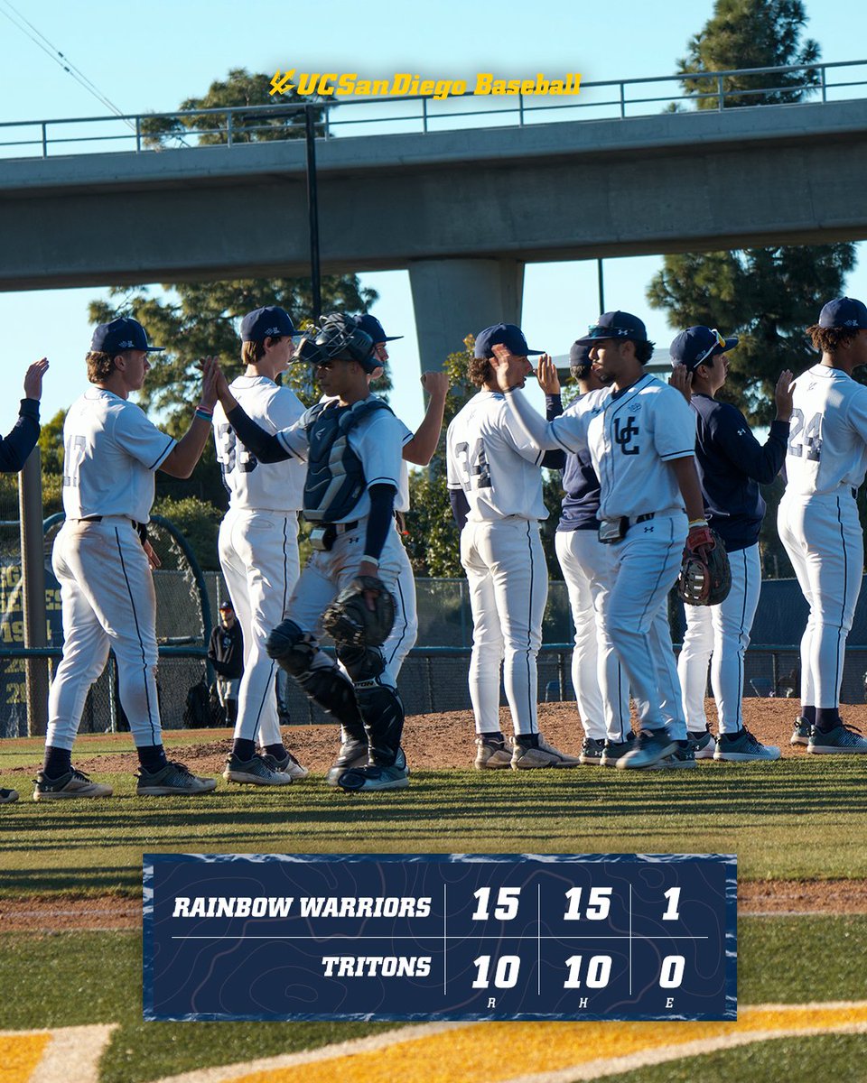 Final from Triton Ballpark #GoTritons