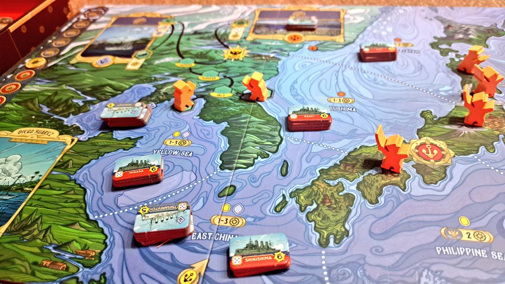 Pues me ha encantado el #PortArthur de @DracoIdeas y @Nutspublishing .....de nuevo victoria Japonesa por un solo punto ....logrado en la última Ronda....y eso que pillamos a muchos barcos Rusos en Porth Arthur que cayó ante el ejército Imperial!!!