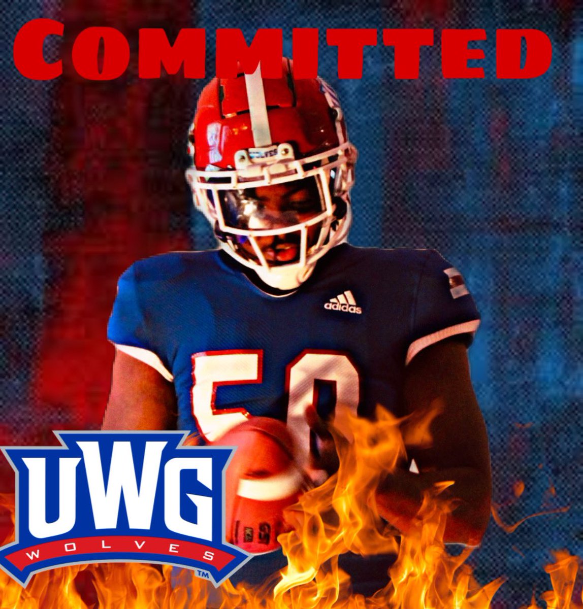 I am grateful for the opportunity. I am truly blessed to announce l'm committing to the University of West Georgia 🐺, GO WOLVES #committed
