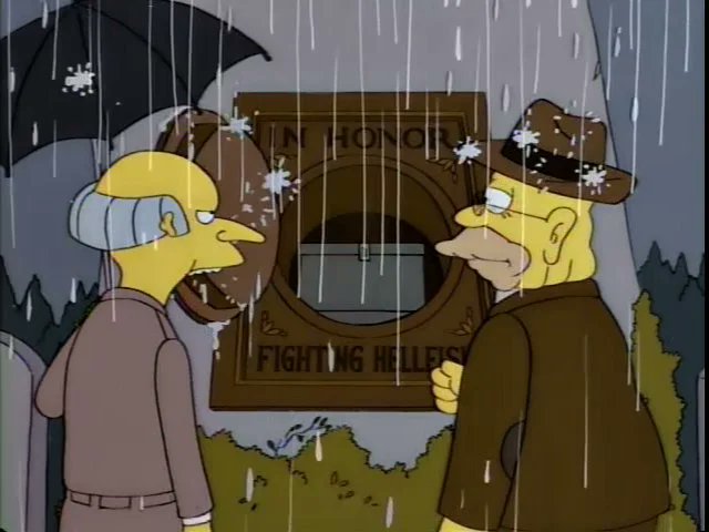 The @TheSimpsons episode 'Raging Abe Simpson And His Grumbling Grandson in 'Curse of the Flying Hellfish' Originally aired on April 28, 1996

#TheSimpsonsGoats #TheSimpsons #SimpsonsForever.