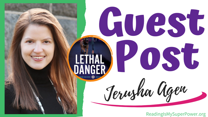 #giveaway Author Jerusha Agen @SDGwords talks about her LETHAL DANGER heroine's fave reads - and how they involve the hero! wp.me/p7effm-gMg

#BookTwitter #justreadtours @justreadtours #RomanticSuspense #readingcommunity #bookishcharacters #booknerds