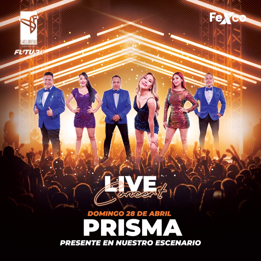 PrismadeBolivia's tweet photo. Domingo 28 de abril
🎶PRISMA presente en el escenario de LORITAS FUTURE
#loritasedificioscochabamba #departamentosventa #preventa https://t.co/tc6SaK65Ct