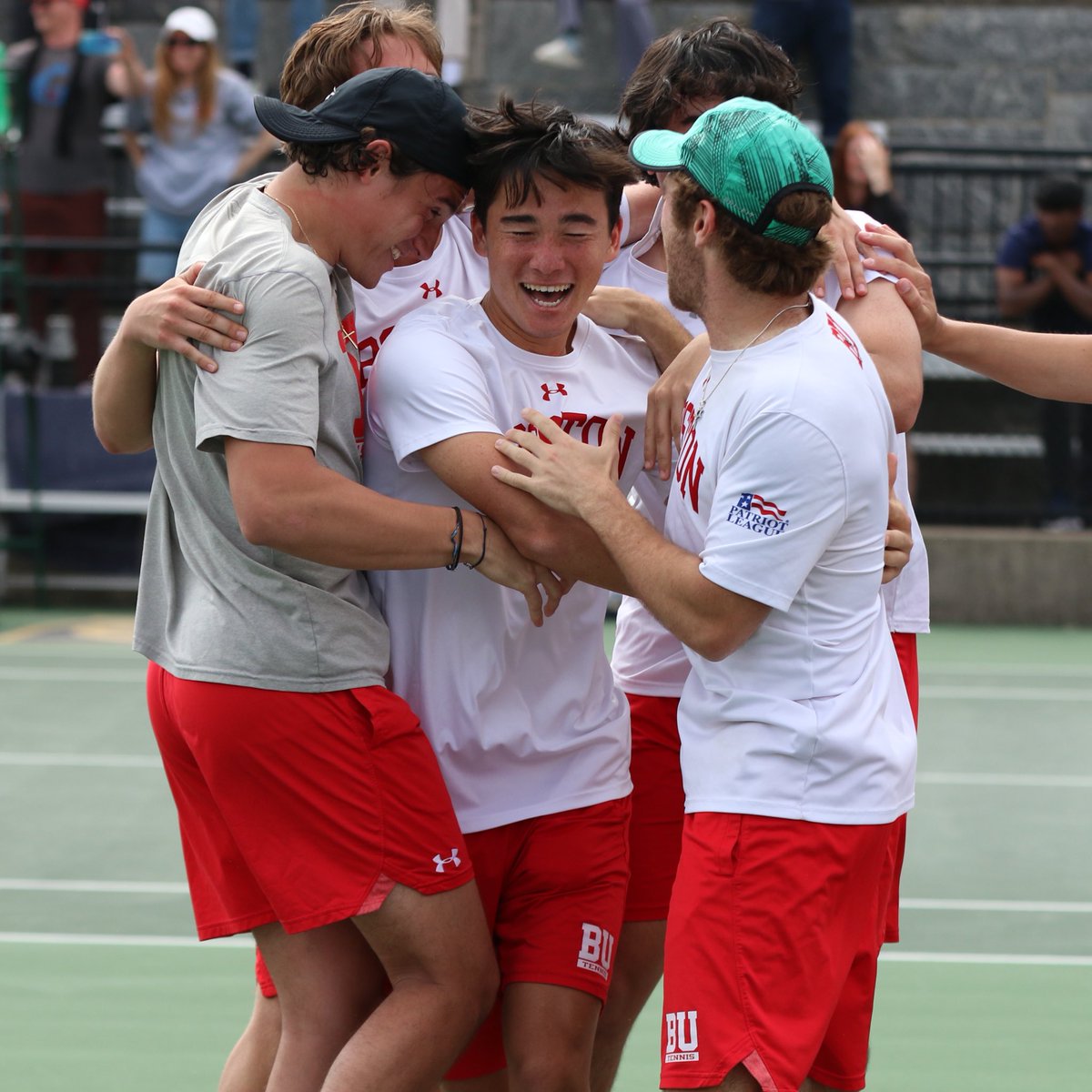 A stellar weekend for Corey Craig. Recipient of our first @PatriotLeague tournament MVP award, he went a perfect 3-0 at No. 1 singles, winning 36 of 45 games played to enter the NCAAs with a 2️⃣6️⃣-1️⃣ dual season record‼️ #GoBU 🙌🔥🎾