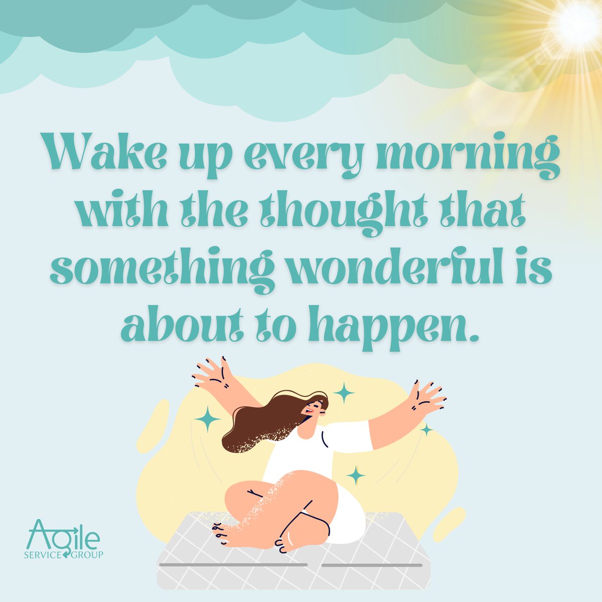 Start your day with a grateful heart and an open mind. Life is full of possibilities waiting to be discovered. 

 #MorningMotivation #BelieveInMiracles #DreamBig #ASG