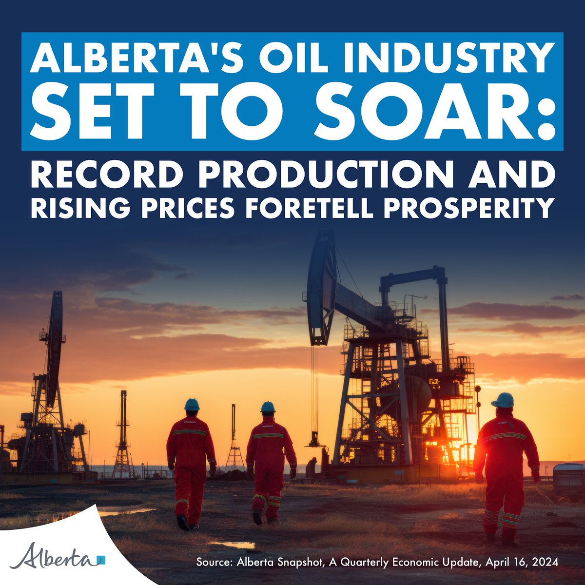 “Alberta production has been especially strong, hitting a peak of around 4.1 million barrels per day in January. With the eagerly awaited opening of the Trans Mountain Pipeline expansion, Alberta’s oil producers are well-positioned to ramp up production and revenues.”
 - Alberta…