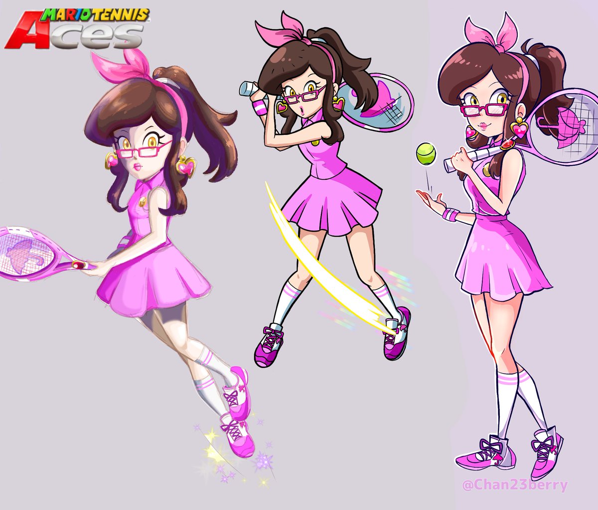 🌷✨Biggest tulip super mario tennis aces 🎾 

It would be fun to play with her I imagine she sometimes floats on the court when she moves or releases some magical glows ✨☂️

#SuperMarioBros #SuperMarioOdyssey #Nintendo #Fancharacter #Concepart #Tulip #Mariotennis