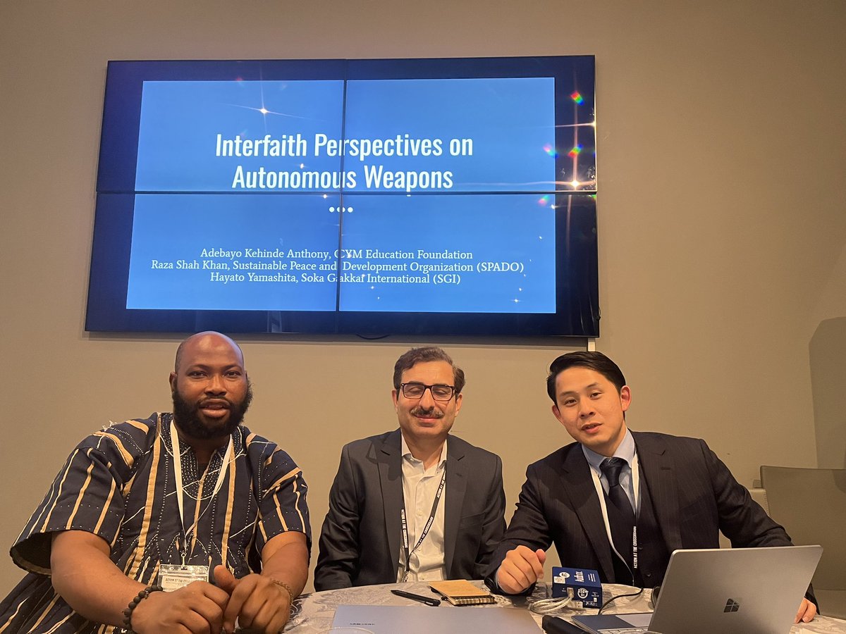 All religions teach and promote peace, compassion and empathy for the whole humanity. Autonomous weapons violate the basic principles of human dignity and ethics. That's why these should be banned urgently.
#StopKillerRobots 
#TeamHuman 
#HumanityAtTheCrossroads