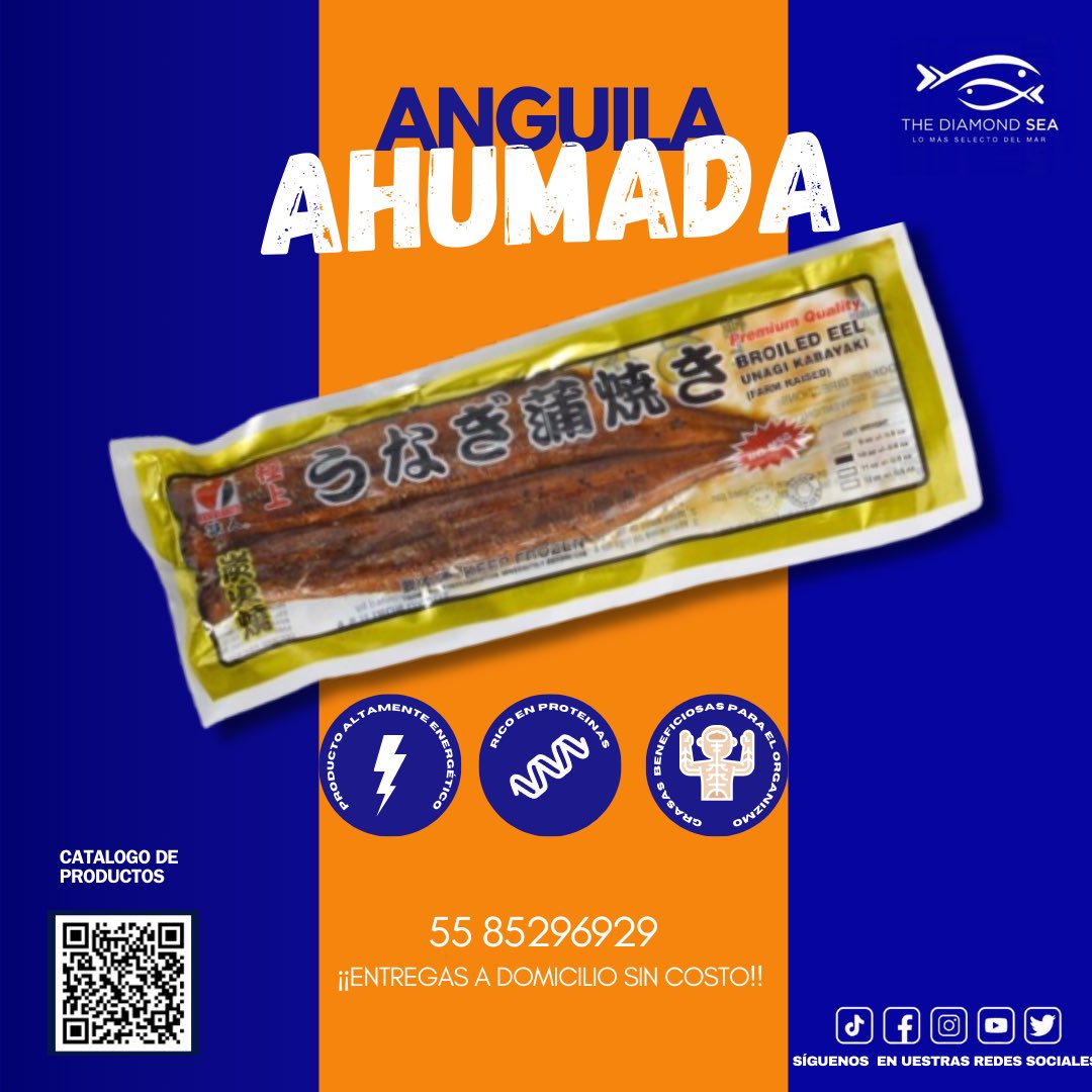 @PolancoLomas ANGUILA AHUMADA 🐟 Rica el proteínas y grasas beneficiosas para el organismo Contamos con 220 productos Entregas a domicilio a partir de 1kg sin costo extra en #cdmx y #edomex DUDAS Y PEDIDOS 👇🏻 ☎️5556598072 📲what’s 5585296929