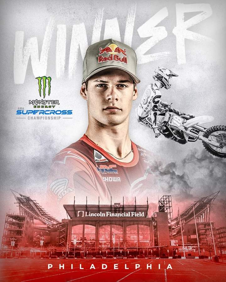 GMoney_29's tweet image. 🏁 #MonsterEnergySupercross:
#Round15 #Philadelphia #SMX2024
450 - #JettLawrence
#Supercross