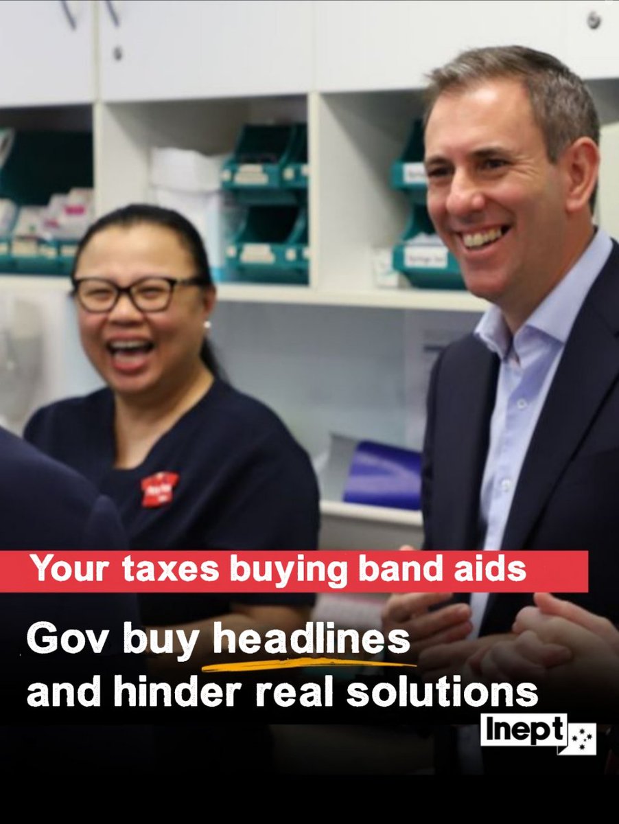 @JEChalmers @AlboMP @AustralianLabor @Mark_Butler_MP Gov $6.1B Medicare boost seems good, but it’s a short-term fix, doesn’t address real issue - Medicare rebates not keeping up with inflation. This leads to more inefficiencies. The real solution? More competition and transparency in healthcare. #auspol #ausecon @LibertariansAus