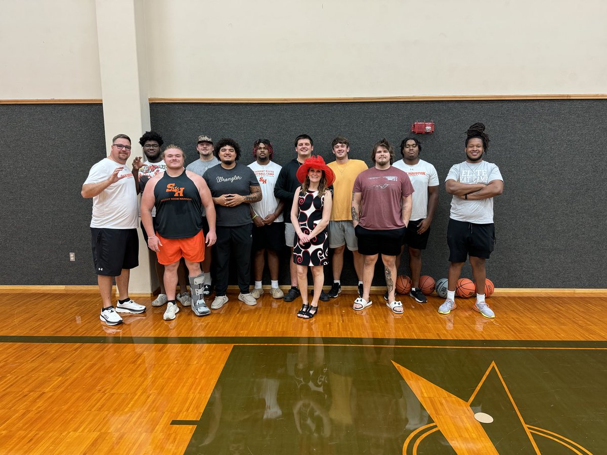 I appreciate the guys spending some of their Saturday afternoon helping clean up after the 10th Annual Ladies Tea at Northside Baptist Church. The measure of a life is its service! #EatEmUpKats #5Strong