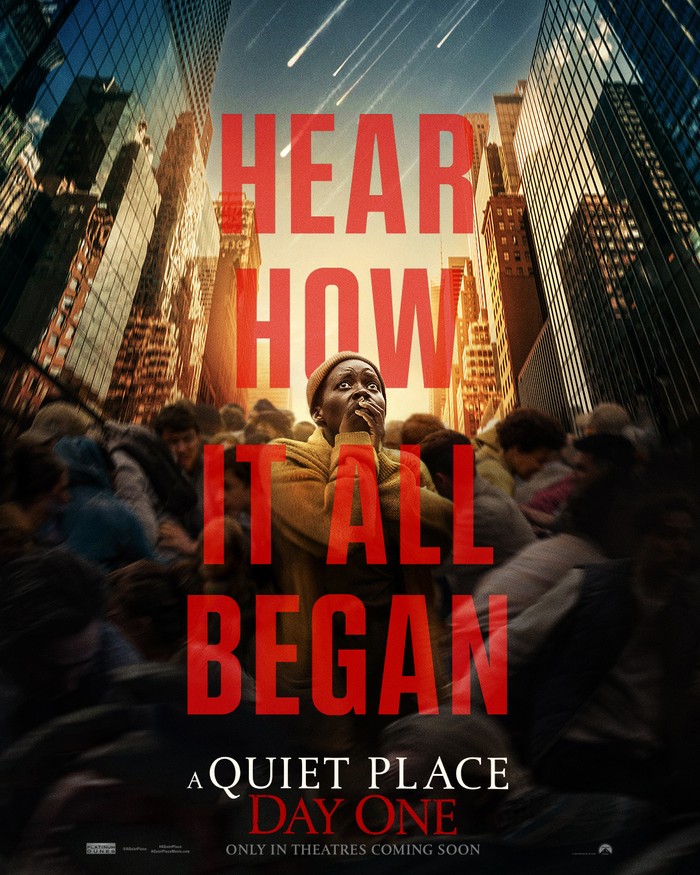 'Descubre como el mundo quedo en...silencio' 
#AQuietPlace #DayOne