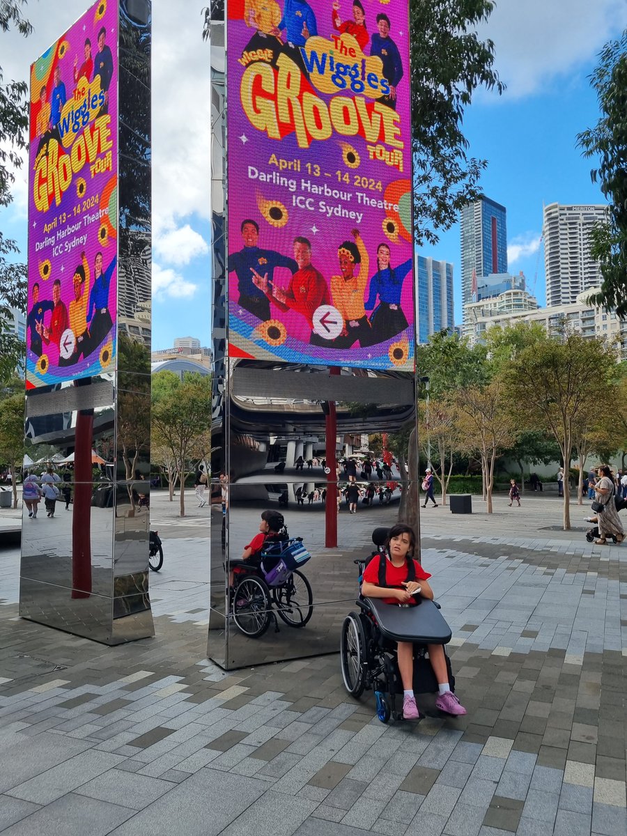 Earlier this month we got to dance and boogie at the Wiggle Groove Tour 💃 Thank you @TheWiggles for a wiggly fun time! 💛💜❤️💙 #thewiggles #schoolholidays #communityaccess #darlingharbour #iccsydney @ICCSyd @darlingharbour