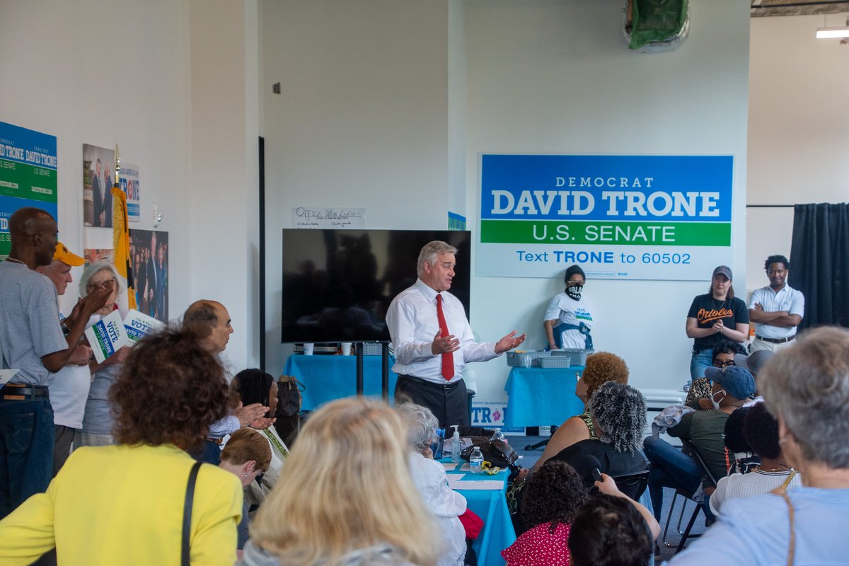 No better way to spend my afternoon than continuing our Women’s Weekend of Action. Thank you to @Sen_Klausmeier, @jillpcarter, former City Councilwoman Rikki Spector, and everyone who came out to Baltimore to get the word out about the May 14th Primary.