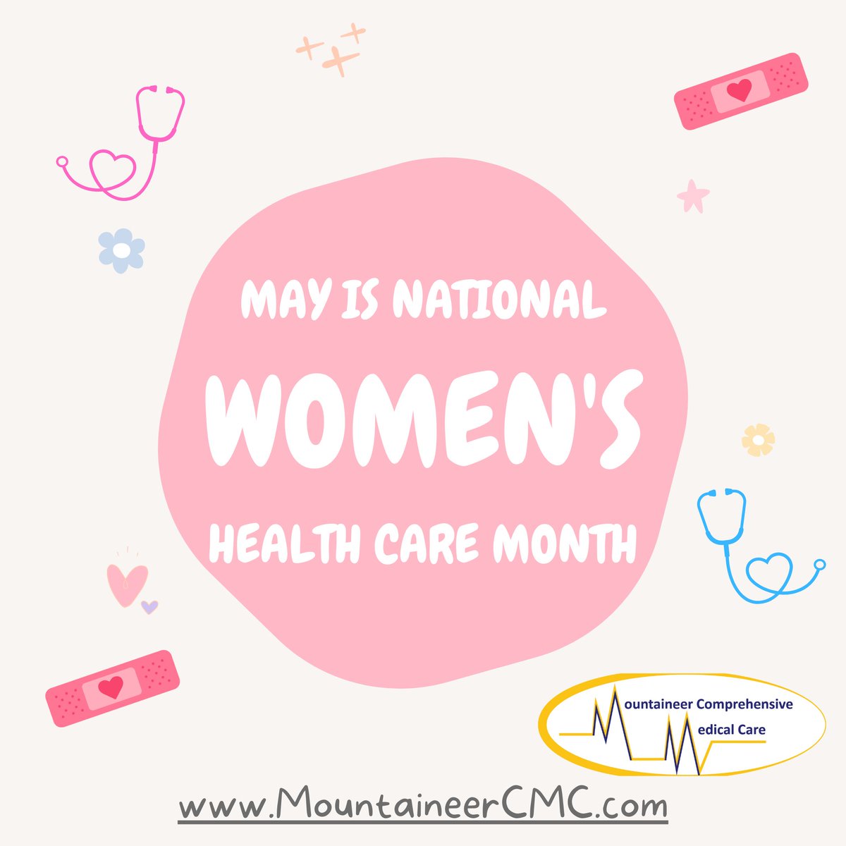 May is National Women's Health Care Month
#womenshealthmonth
#WVComprehensiveMedicine
mountaineercmc.com