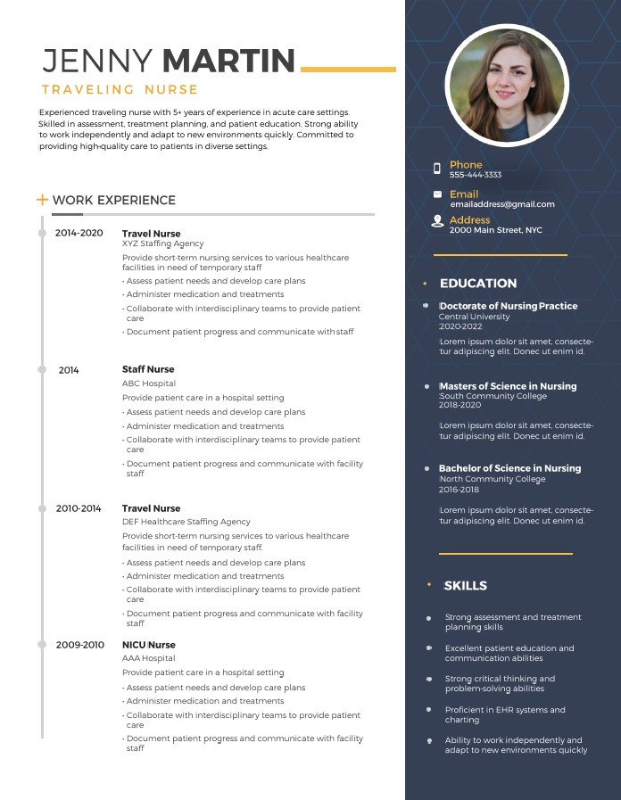 👍👍👍 Don't pass up on this MODERN new free travel nurse resume template! Easy to edit in Word! free-resume-templates.com/traveling-nurs… #resumes #CV #job #career #resumetemplates #nursing #resume #resumetips #resumehelp #resumewriter #resumewriting #resumeservices #travelnurse #nurse