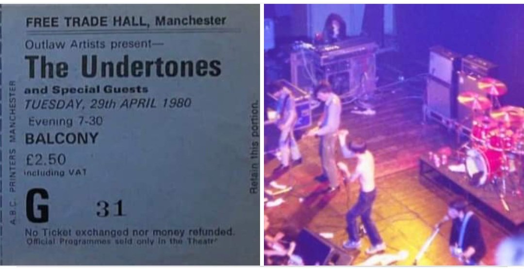 44 YEARS AGO TODAY. I was there.... #theundertones #concert #gig #manchester #mcr
