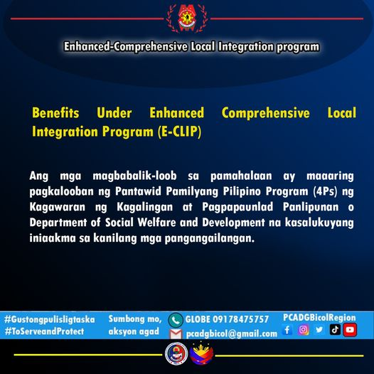 Enhanced-Comprehensive Local Integration Program #PCADGBicol #ToServeandProtect #gustongpulisligtaska #BagongPilipinas