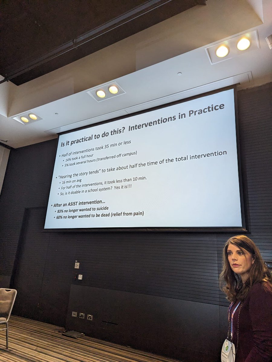 Full house for @SuicidePrevAU #NSPC24 pre conference workshop this morning with Dr Laura Shannonhouse, supported by LivingWorks’ @marcjbryant @connellshayne @AntheaJirgens: suicide intervention, treatment and recovery. #SuicidePrevention