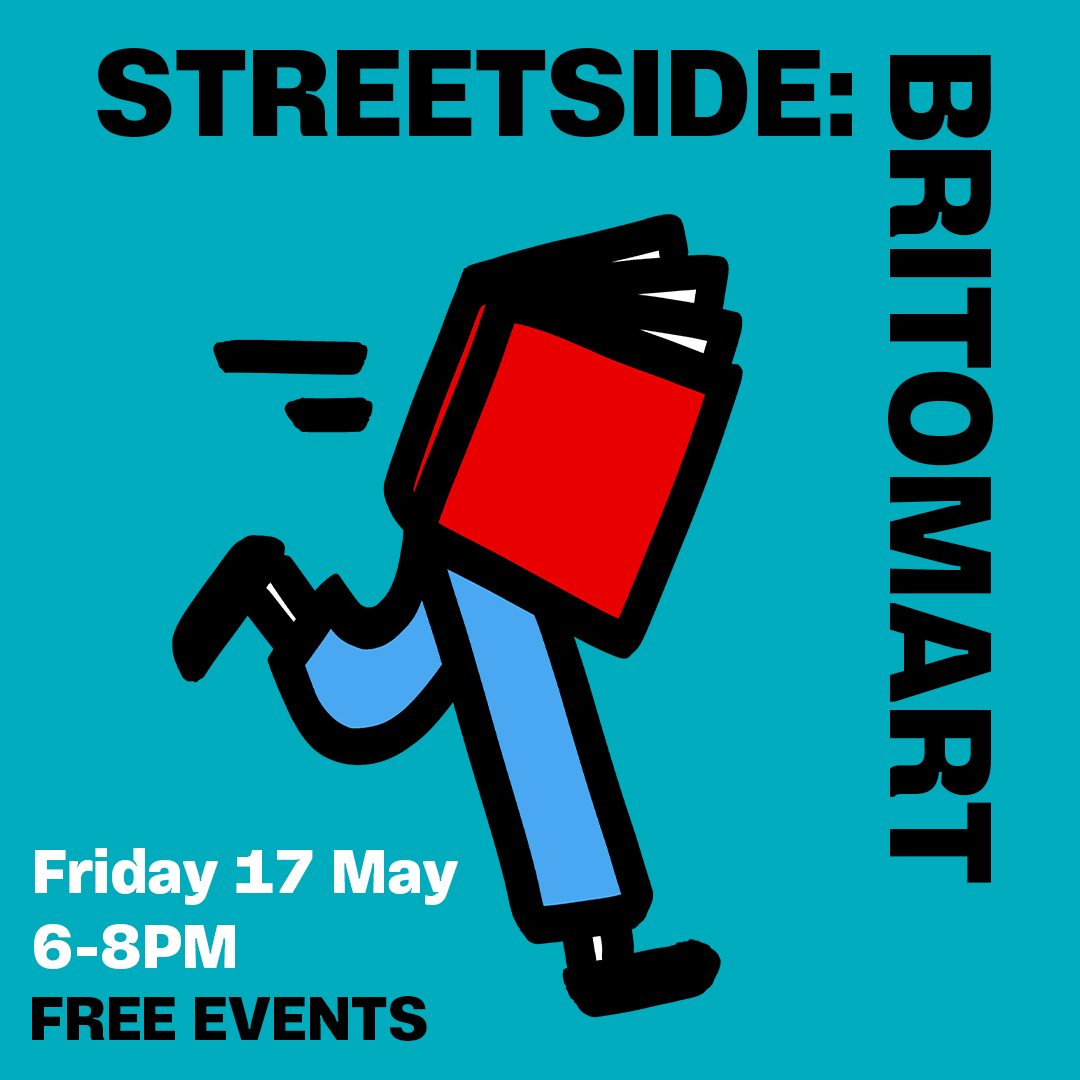 Streetside is back! Visit Britomart on Friday night of the Auckland Writers Festival for some literary shenanigans. The line-up features AUP poets including Chris Tse, Selina Tusitala Marsh, Robert Sullivan, Claudia Jardine and romesh dissanayake. @aklwritersfest @britomartnz