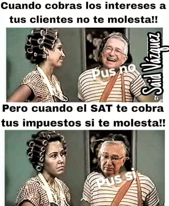 ¡¡¡ CASOS DE LA VIDA REAL.." COBRA EXCESIVOS INTERESES POR UN PEQUEÑO RETRASO DE SUS CLIENTES...PERO SE ENOJA CUANDO LE COBRAN A ÉL " !!!