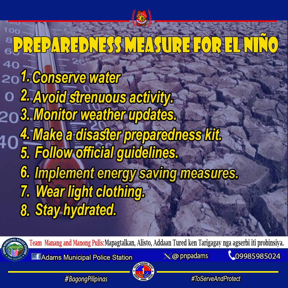 pnpadams's tweet photo. #ToServeandProtect 
#BagongPilipinas
@pnpdpcr
@pro1_pcr
@ilocosnortepcr https://t.co/NJiFl7kPeW