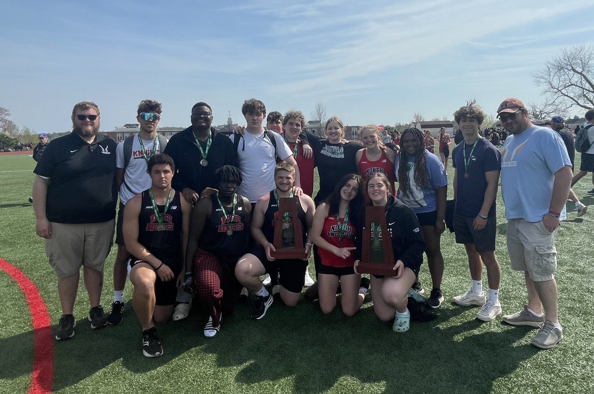 Conor Meehan (@mrmeehannahs) on Twitter photo Great day for throwers! Girls teams score second in shot put and discus. Boys teams score second and fifth in shot put, fifth and sixth in discus, and fourth in javelin.
#proudcoach
<a href="/NA_Athletics/">Scarlet Knights</a> <a href="/NAknightstrack/">NA Knights Track</a> Great day for throwers! Girls teams score second in shot put and discus. Boys teams score second and fifth in shot put, fifth and sixth in discus, and fourth in javelin.
#proudcoach
<a href="/NA_Athletics/">Scarlet Knights</a> <a href="/NAknightstrack/">NA Knights Track</a>