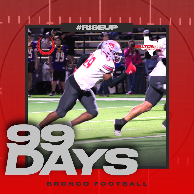 99 Days till our 1st practice in the fall!!!! #ALLIN