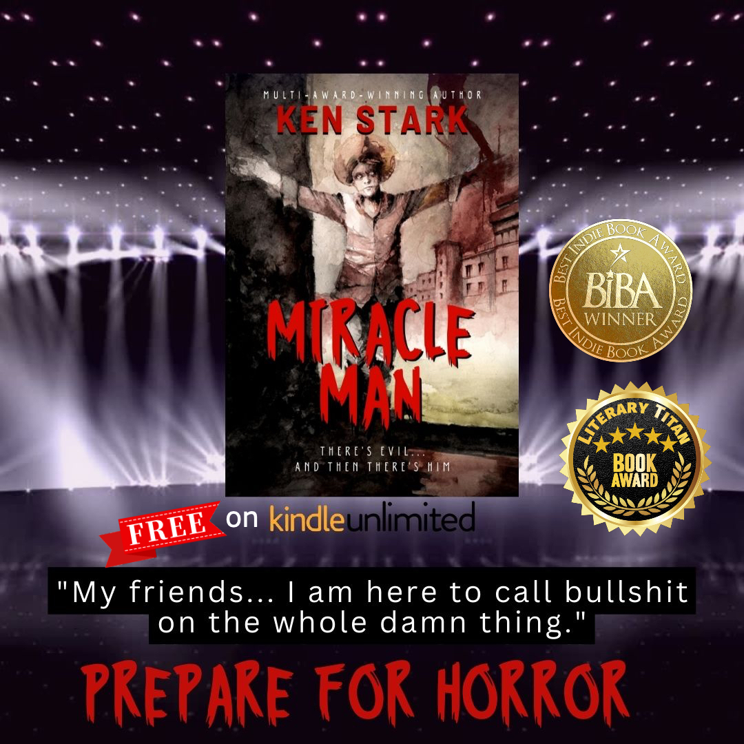 Once he tears down the old gods, there will be only him. Elijah Zion... MIRACLE MAN FREE on Kindle Unlimited mybook.to/miracleman #Free #Kindleunlimited #HORROR #HorrorCommunity #mustread #suspense #thriller #Bookbangs #antichrist #Atheism #evil #antichrist