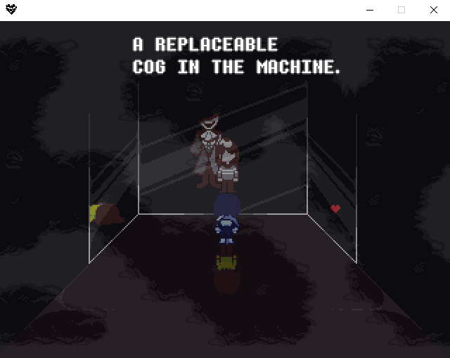 XanthicZet's tweet image. I actually got goosebumps in the "Mirror Room" scene from Chapter 6: Darker Reflection! Simply incredible.
#DELTARUNE