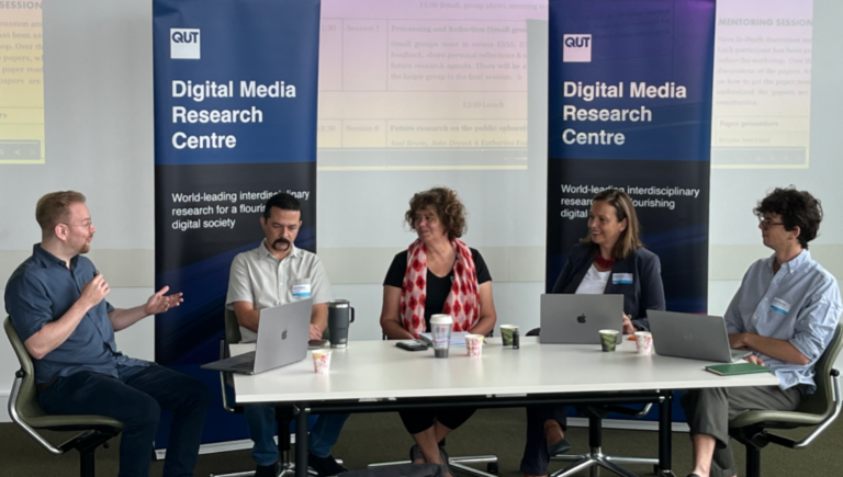 Future-Proofing the Public Sphere served as 'a vibrant forum for exploring the changing dynamics of public discourse in the digital era, especially during times of political crisis and increased polarisation.' Learn more about our collab with @qutdmrc research.qut.edu.au/dmrc/2024/04/2…