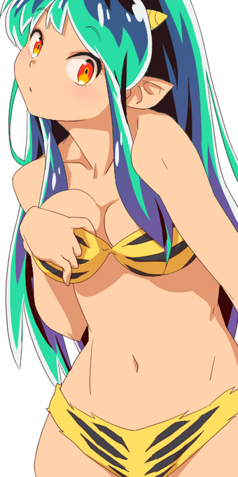 ラムちゃんも耳とがってるんです #うる星やつら 