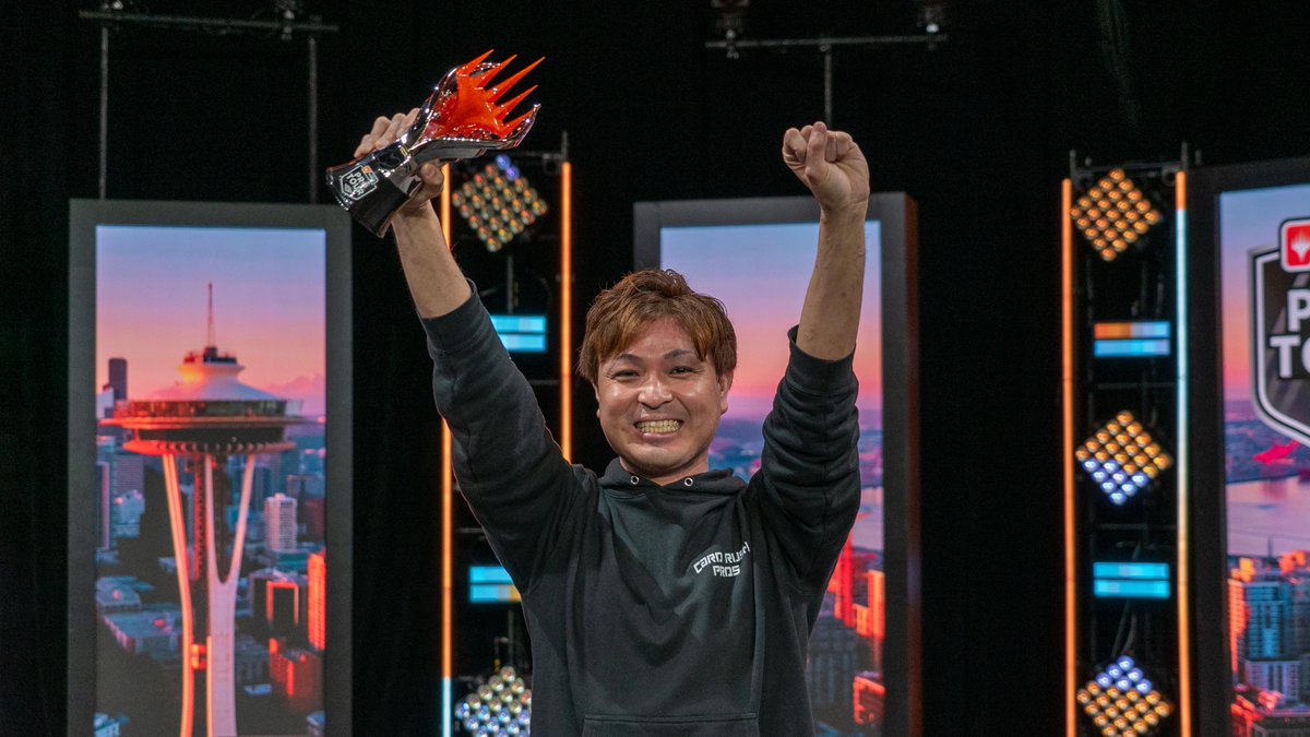 🏆Congratulations to Yoshihiko Ikawa, winner of Pro Tour Thunder Junction!🏆 This is the first Pro Tour win for the longtime player, who piloted Domain Ramp to victory with only a single match loss over the entire weekend! 井川さんおめでとうございます！