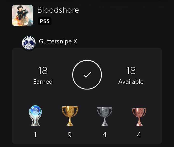 Platinum #263 Bloodshore

Another fun and well made fmv, very enjoyable, with the story set around an internet celebrity battle royale show

#GutterShare #TrophyHunter