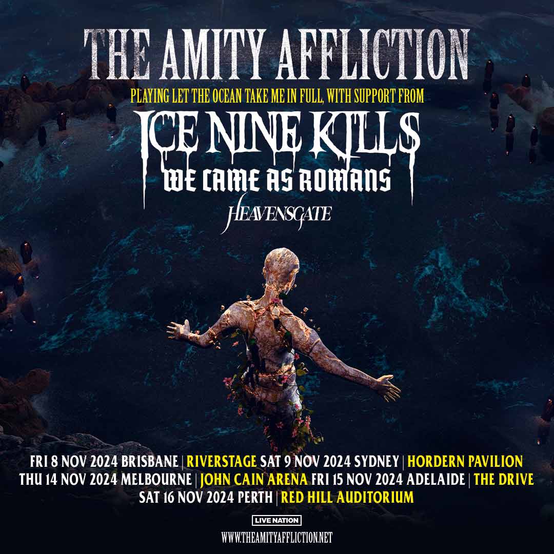 Hysteria Mag (@hysteria_mag) on Twitter photo šØHUGE <a href="/amityaffliction/">The Amity Affliction</a> announcing this morning.
#LetTheOceanTakeMe 10 year anniversary tour with <a href="/ICENINEKILLS/">ICE NINE KILLS</a> <a href="/wecameasromans/">We Came As Romans</a> & <a href="/HEAVENSGATEcorp/">HEAVENSGATE</a> For complete tour & ticket information, visit: livenation.com.au š„ <a href="/LiveNationAU/">Live Nation Australia</a> šØHUGE <a href="/amityaffliction/">The Amity Affliction</a> announcing this morning.
#LetTheOceanTakeMe 10 year anniversary tour with <a href="/ICENINEKILLS/">ICE NINE KILLS</a> <a href="/wecameasromans/">We Came As Romans</a> & <a href="/HEAVENSGATEcorp/">HEAVENSGATE</a> For complete tour & ticket information, visit: livenation.com.au š„ <a href="/LiveNationAU/">Live Nation Australia</a>