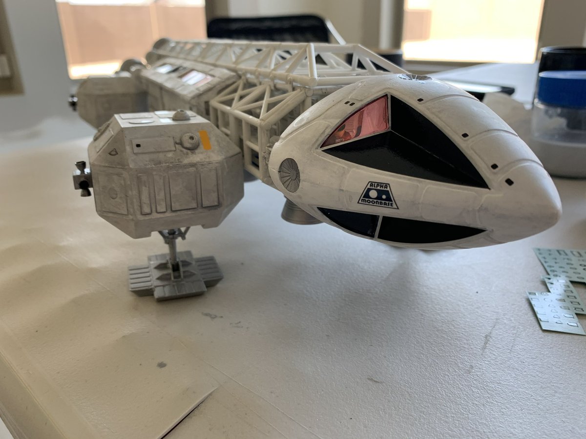 StephenJCrowley's tweet photo. @SluggoDoug I got the 23” Eagle model and added lights! It even has spring loaded landing gear! https://t.co/82ayjxYuMS