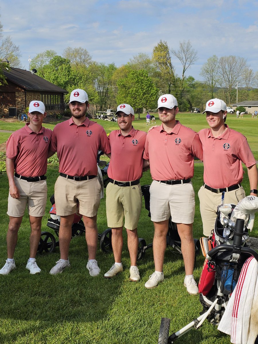 Congrats to The Otterbein golfers on their OAC Championship this weekend. After 3 days and 72 holes it came down to a 1 stroke victory! Ian Johnston was medalist at -4. Jake was T8. They capture an automatic bid to Las Vegas May 14-17 for the DIII National Championship.