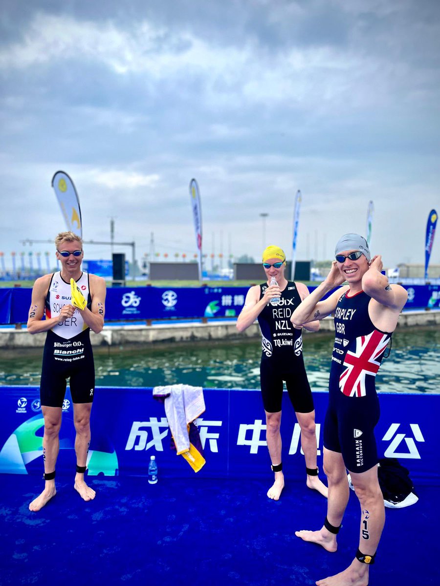 CHENGDU READY 🤌 The boys are about to be let loose in China 🇨🇳 Don’t miss a moment 👉 triathlonlive.tv/videos/chengdu… #ChengduWC #OlympicTRI #Triathlon