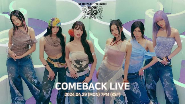 chartsive's tweet photo. [INFO] @IVEstarship will have a Comeback Live today at 07PM KST on YouTube. 

#IVE #아이브 https://t.co/yNuDIfxhyv